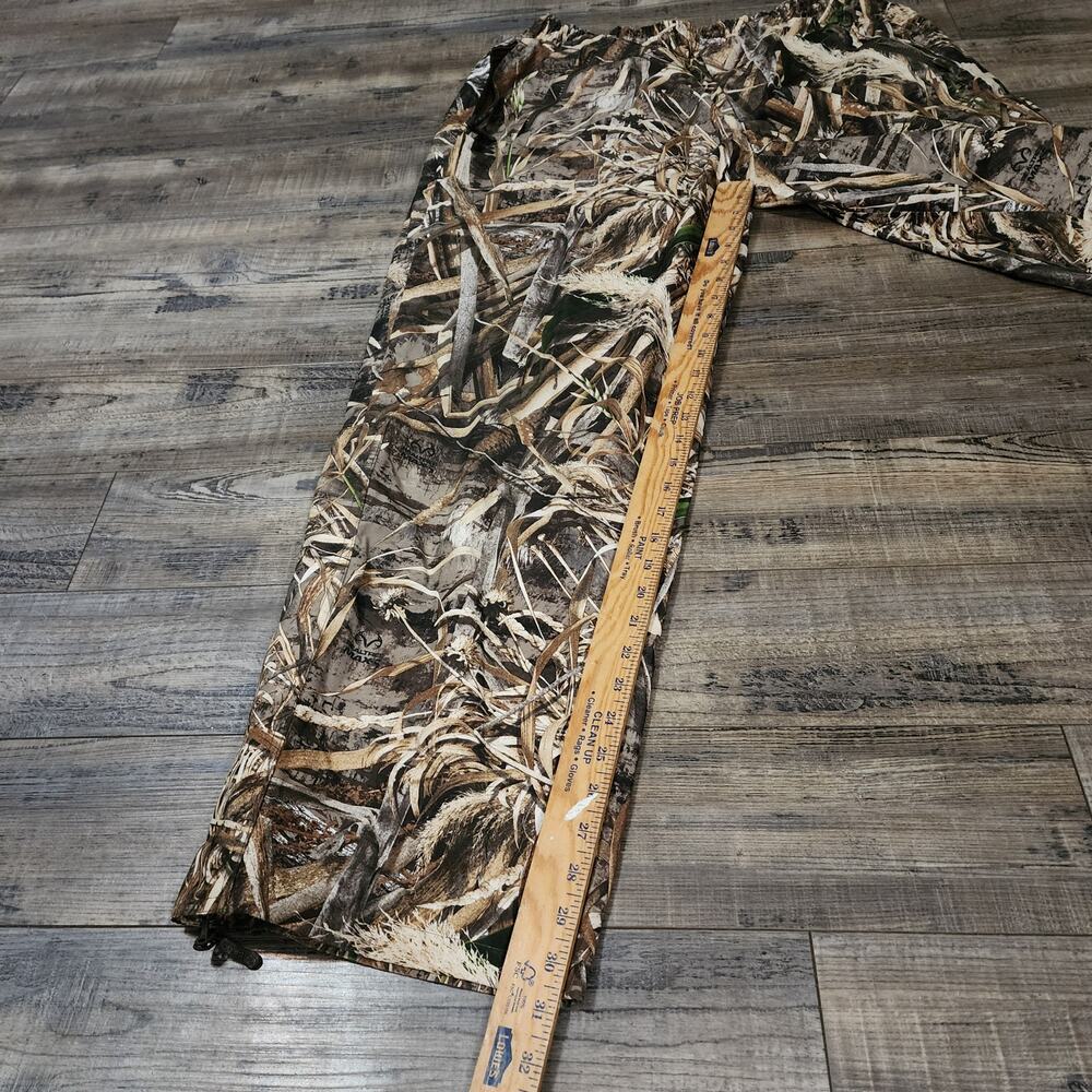 Drake Waterfowl elastic waterproof over pants hunting camo men size L - Picture 4 of 11